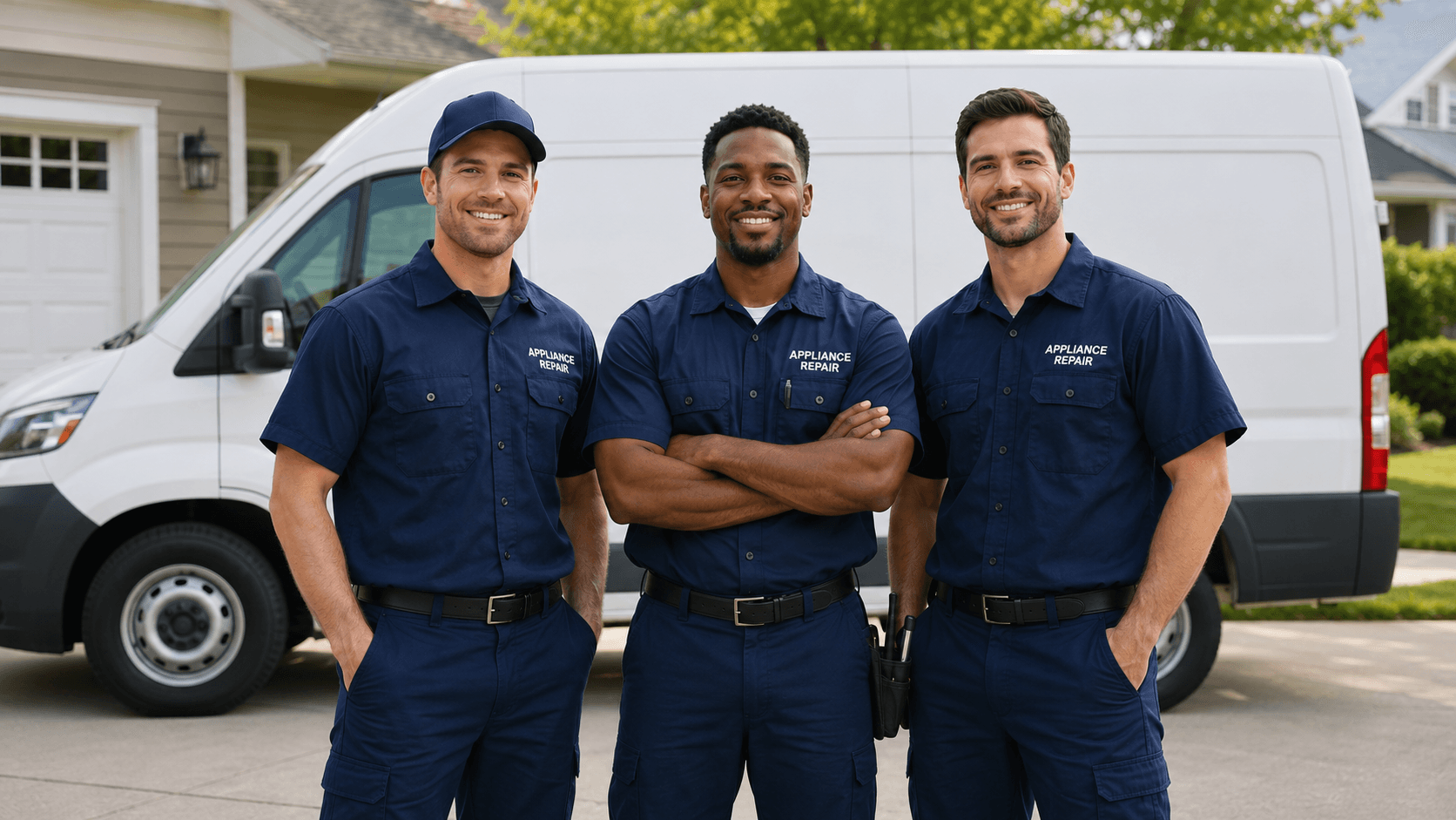 Appliance Network Solution technician and service van